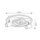 Rábalux 6905 Aztec mennyezeti lámpa