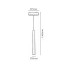 Rábalux 70132 LiTrack 200lm, 2700-5500K, OKOS sínrendszeres függeszték