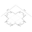 Rábalux 70202 LiTrack Síntoldó "+" alakú