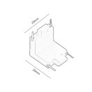 Rábalux 70203 LiTrack Síntoldó "L" alakú