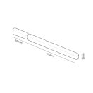 Rábalux 70208 LiTrack WIFI-s betáp, felületre szerelt, max. 100W