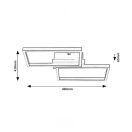 Rábalux 71032 Ludano mennyezeti lámpa