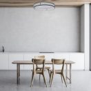 Rábalux 71033 Farenzo 57,5x10,5cm, 2000lm, 3000/4000K újrahasznosított filc betétes mennyezeti lámpa