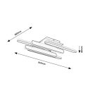 Rábalux 71050 Sindri 61x36x8cm, 1900lm, 3000/4000K mennyezeti lámpa