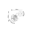 Rábalux 71065 Fran spot lámpa