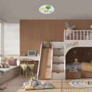 Rábalux 71069 Froggo 37,5x5,5cm, 1320lm, 3000K gyerek szobába illő mennyezeti lámpa