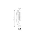 Rábalux 71088 Jarnelle 29x5x8,5cm, 800lm, 3000K falikar