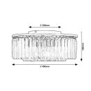 Rábalux 71093 Eloisa mennyezeti lámpa