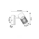 Rábalux 71151 Metta spot lámpa