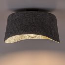 Rábalux 71189 Farelia 40x24cm, újrahasznosított filc búrás, 1xE27 mennyezeti lámpa