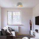 Rábalux 71189 Farelia 40x24cm, újrahasznosított filc búrás, 1xE27 mennyezeti lámpa