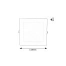 Rábalux 71223 Shaun mennyezetbe építhető lámpa