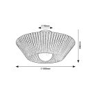 Rábalux 71248 Revan 40x19cm, 1xE27  mennyezeti lámpa