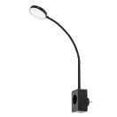 Rábalux 71284 Tivro 33,5cm, 320lm, 3000/4000/6000K, dimmeres, USB aljzatos, konnektorba dugható falikar