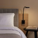 Rábalux 71284 Tivro 33,5cm, 320lm, 3000/4000/6000K, dimmeres, USB aljzatos, konnektorba dugható falikar