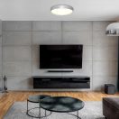 Rábalux 71289 Dewson 45x5,5cm, 2480lm, 3000K, perem és középső rész külön kapcsolható mennyezeti lámpa