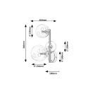 Rábalux 71299 Aslov 34x26cm, 3xG9 fali lámpa