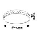 Rábalux 71303 Malin 40x8cm, távirányítós, fényerőszabályzós, 1500lm, 3000-6500K mennyezeti lámpa
