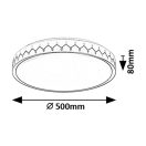 Rábalux 71304 Malin 50x8cm, távirányítós, fényerőszabályzós, 3000lm, 3000-6500K mennyezeti lámpa