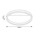 Rábalux 71309 Thric 40x3,5cm, 1250lm, 3000K mennyezeti lámpa