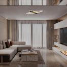 Rábalux 71313 Taneli 70x50x4,5cm, távirányítós, fényerőszabályzós, 6250lm, 3000/4000/6000K mennyezeti lámpa