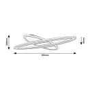 Rábalux 71313 Taneli 70x50x4,5cm, távirányítós, fényerőszabályzós, 6250lm, 3000/4000/6000K mennyezeti lámpa