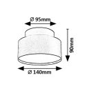 Rábalux 71320 Ovidia 14x9cm, 1110lm, 3000K, háttérilágításos mennyezeti lámpa