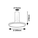 Rábalux 71323 Ovidia 20x17cm, 1370lm, 3000K, állítható fejű mennyezeti lámpa