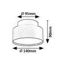 Rábalux 71325 Ovidia 14x9cm, 1110lm, 3000K, háttérilágításos mennyezeti lámpa