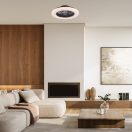 Rábalux 71329 Dalfon 48,5x14cm, 1900lm, távirányítós, 3000-6500K, fényerőszabályzós, 5 sebbességfokozatban állítható ventilátoros lámpa