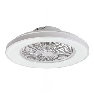   Rábalux 71332 Dalfon 48,5x14cm, 2400lm, távirányítós, 3000-6500K, fényerőszabályzós, 5 sebbességfokozatban állítható ventilátoros lámpa