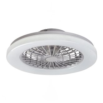   Rábalux 71333 Dalfon 48,5x14cm, 3500lm, távirányítós, színváltós, 3000-6500K, fényerőszabályzós, 5 sebbességfokozatban állítható ventilátoros lámpa