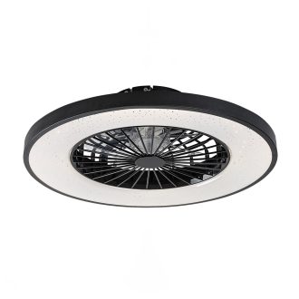   Rábalux 71334 Dalfon 54x14cm, 2100lm, távirányítós, 3000-6500K, fényerőszabályzós, 5 sebbességfokozatban állítható ventilátoros lámpa