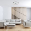 Rábalux 71335 Fanricius 48x13cm, 2200lm, távirányítós, WIFI, 3000/4000/6000K, fényerőszabályzós, ventilátoros lámpa