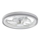 Rábalux 71335 Fanricius 48x13cm, 2200lm, távirányítós, WIFI, 3000/4000/6000K, fényerőszabályzós, ventilátoros lámpa