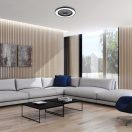 Rábalux 71336 Dalfon 48x14cm, 2200lm, távirányítós, WIFI, 3000/4000/6000K, fényerőszabályzós ventilátoros lámpa