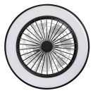 Rábalux 71336 Dalfon 48x14cm, 2200lm, távirányítós, WIFI, 3000/4000/6000K, fényerőszabályzós ventilátoros lámpa