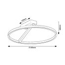 Rábalux 71351 Renara 45x16cm, 1150lm, 3000K mennyezeti lámpa