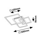 Rábalux 71371 Ottavia 50x50x9,5cm, 3100lm, 3000K mennyezeti lámpa