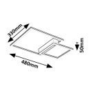 Rábalux 71376 Heleth 33x48x5cm, 1530lm, 3000K mennyezeti lámpa