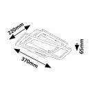 Rábalux 71380 Ellinor 22x37x6,5cm, 2300lm, 3000K mennyezeti lámpa