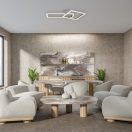 Rábalux 71381 Ellinor 30x50x6,5cm, 2020lm, 3000K mennyezeti lámpa