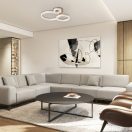 Rábalux 71383 Amilia 51x38x13cm, 2400lm, 3000/4000/6500K mennyezeti lámpa