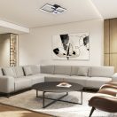 Rábalux 71386 Amilia 47x18cm, 2070lm, 3000/4000/6500K mennyezeti lámpa