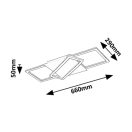 Rábalux 71391 Kitlee 66x29x5m, távirányítós, fényerőszabályzós, 3600lm, 3000-6500K mennyezeti lámpa
