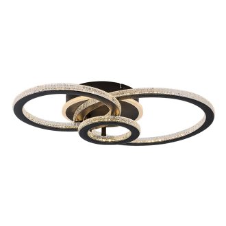   Rábalux 71392 Maziar 52x35x10cm, távirányítós, fényerőszabályzós, 3700lm, 3000-6500K mennyezeti lámpa