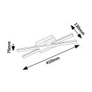 Rábalux 71396 Demir 41x13x7,5m, 1200lm, 4000K mennyezeti lámpa