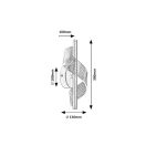 Rábalux 71415 Zofrael 13x30cm, 550lm, 3000K fali lámpa