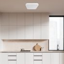 Rábalux 71424 Alenzo 42x6,5cm, távirányítós, fényerőszabályzós, 2350lm, 3000/4000/6000K, IP44, háttérvilágításos mennyezeti lámpa