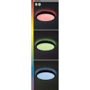 Rábalux 71431 Alenzo 42x6,5cm, WIFI, Bluetooth, színváltós, fényerőszabályzós, 2450lm, 3000/4000/6000K, IP44, háttérvilágításos mennyezeti lámpa